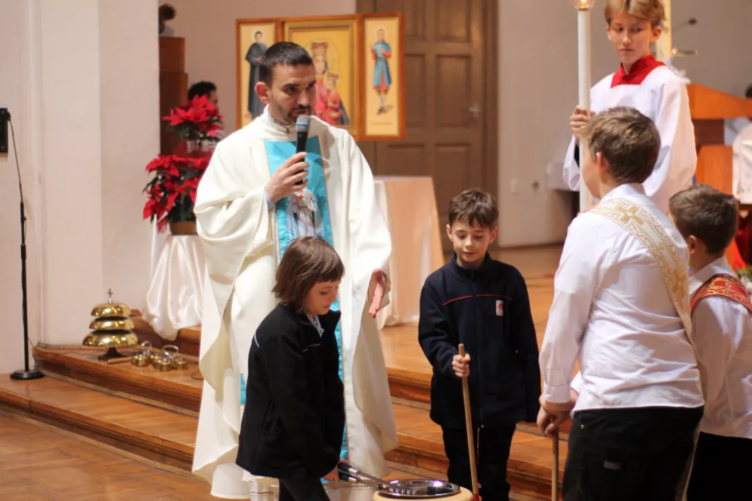 Kazanie interaktywne. (fot. Mateusz Ociński)