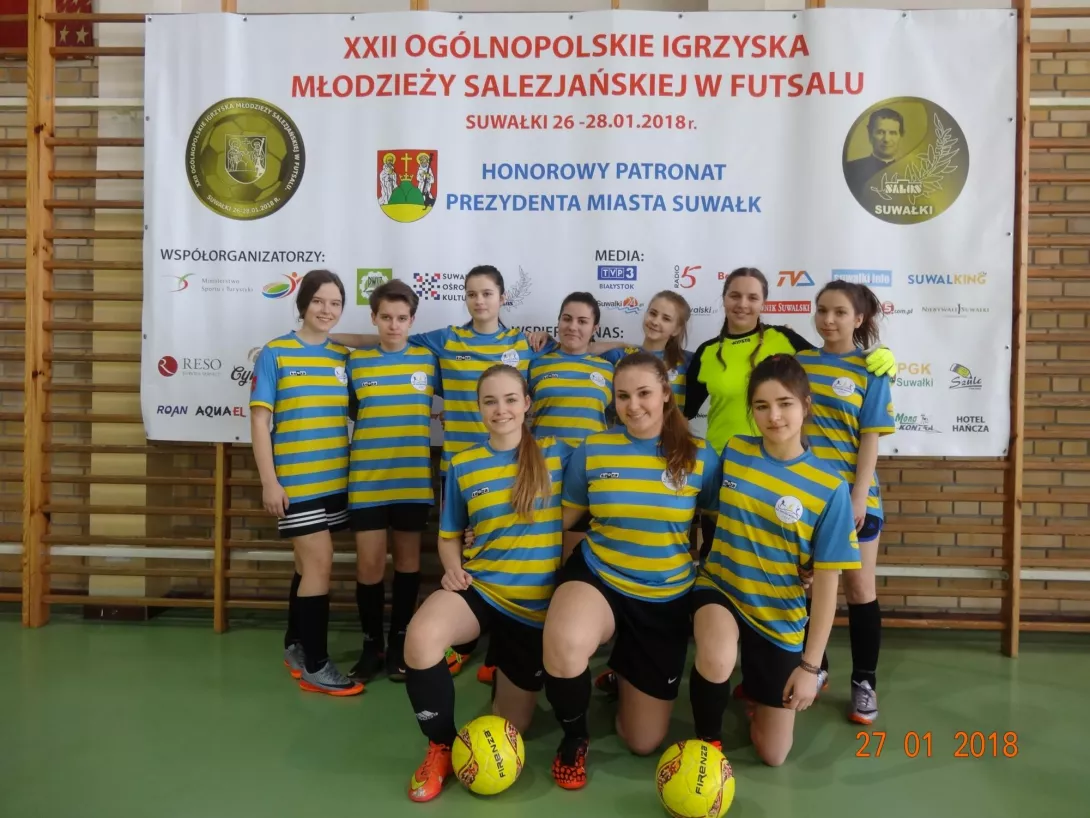 XXII Ogólnopolskie Igrzyska Młodzieży Salezjańskiej w Futsalu - Suwałki 2018