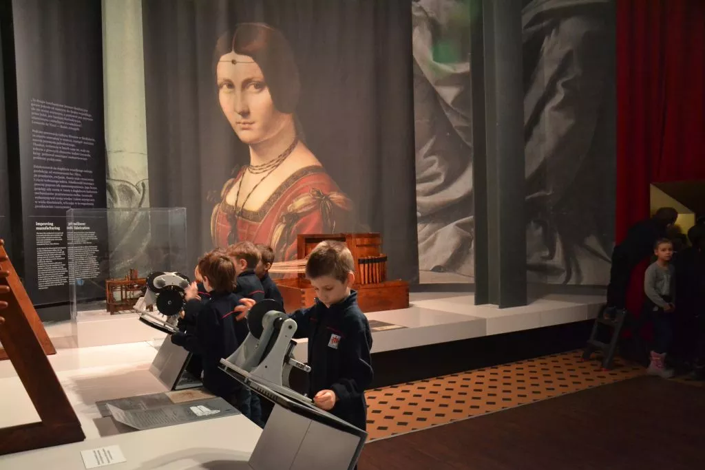 1SSP poznają Leonarda da Vinci