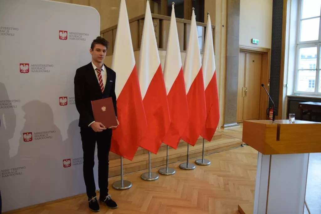 Stypendium Ministra Edukacji dla Jarka Kozioł