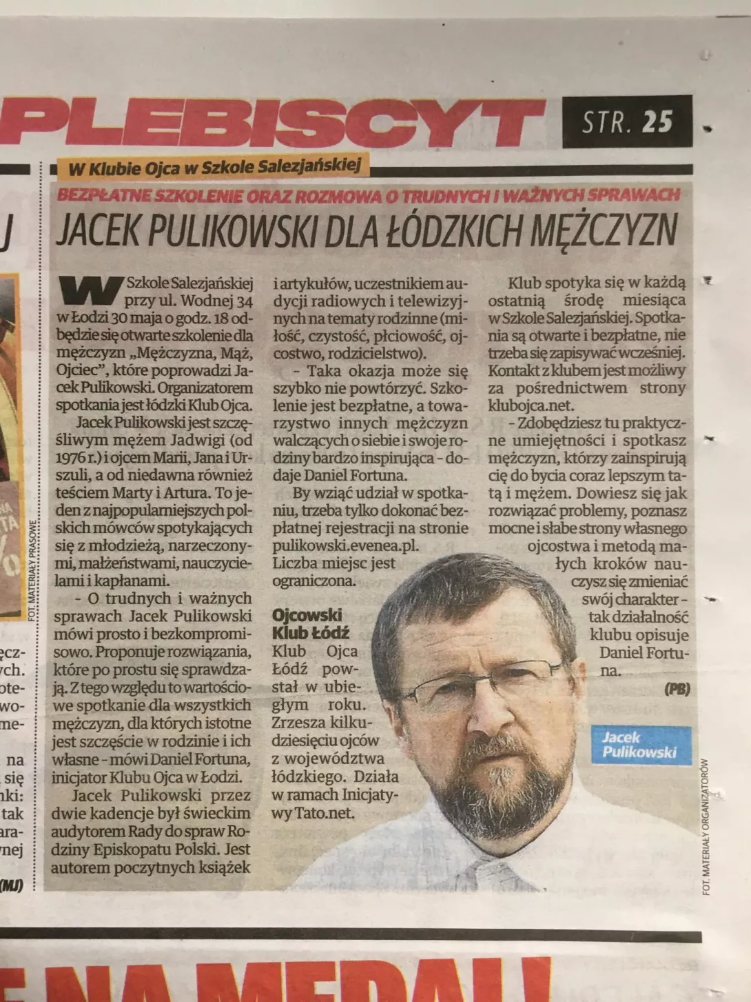 Jacek Pulikowski u salezjanów