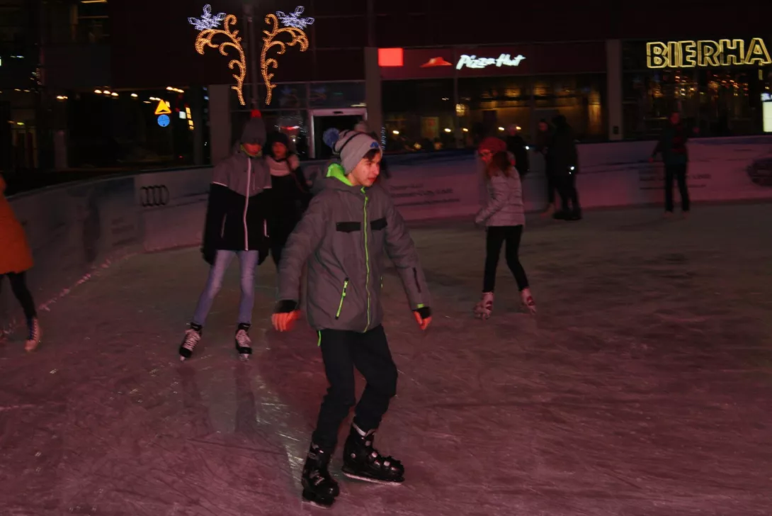 Lodowisko w Manufakturze