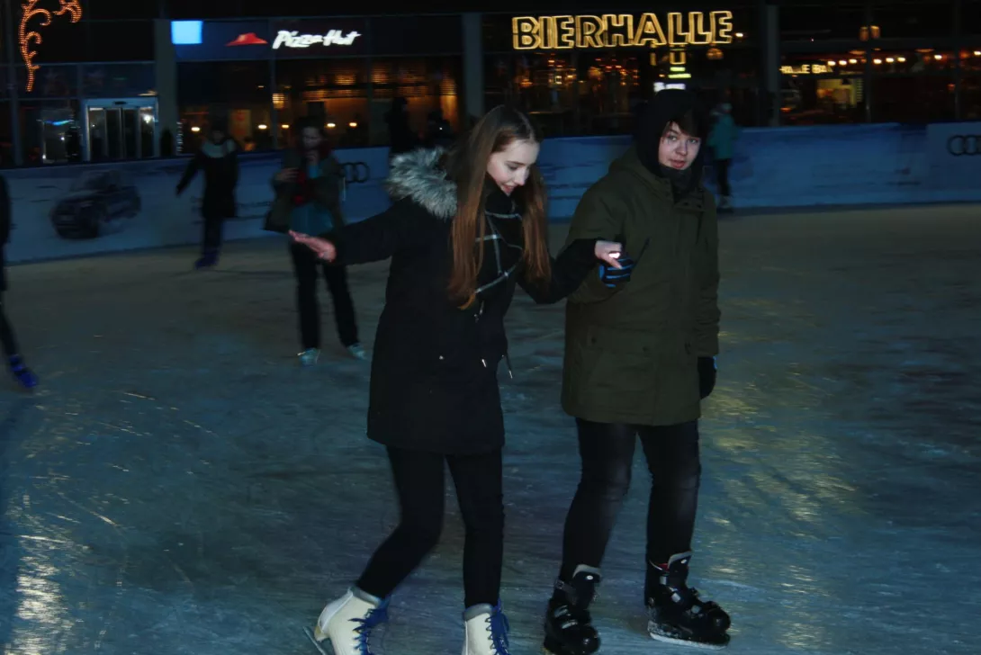 Lodowisko w Manufakturze