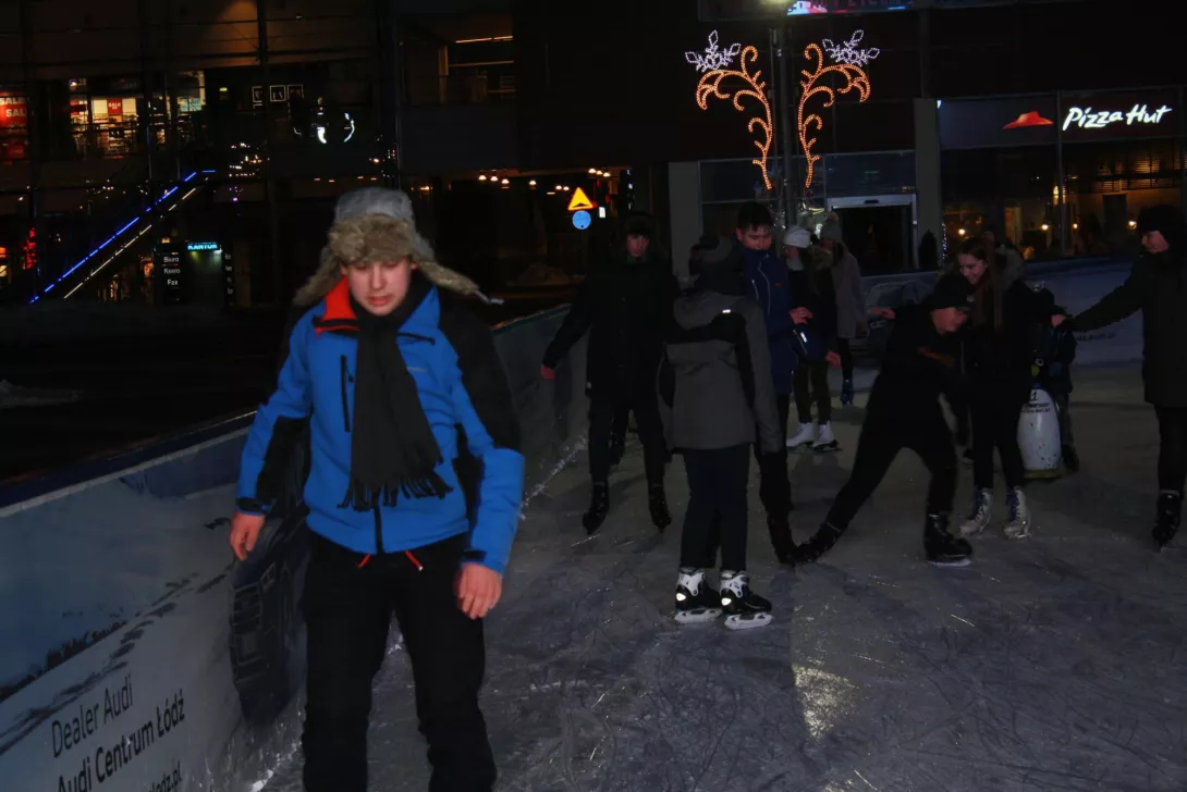 Lodowisko w Manufakturze