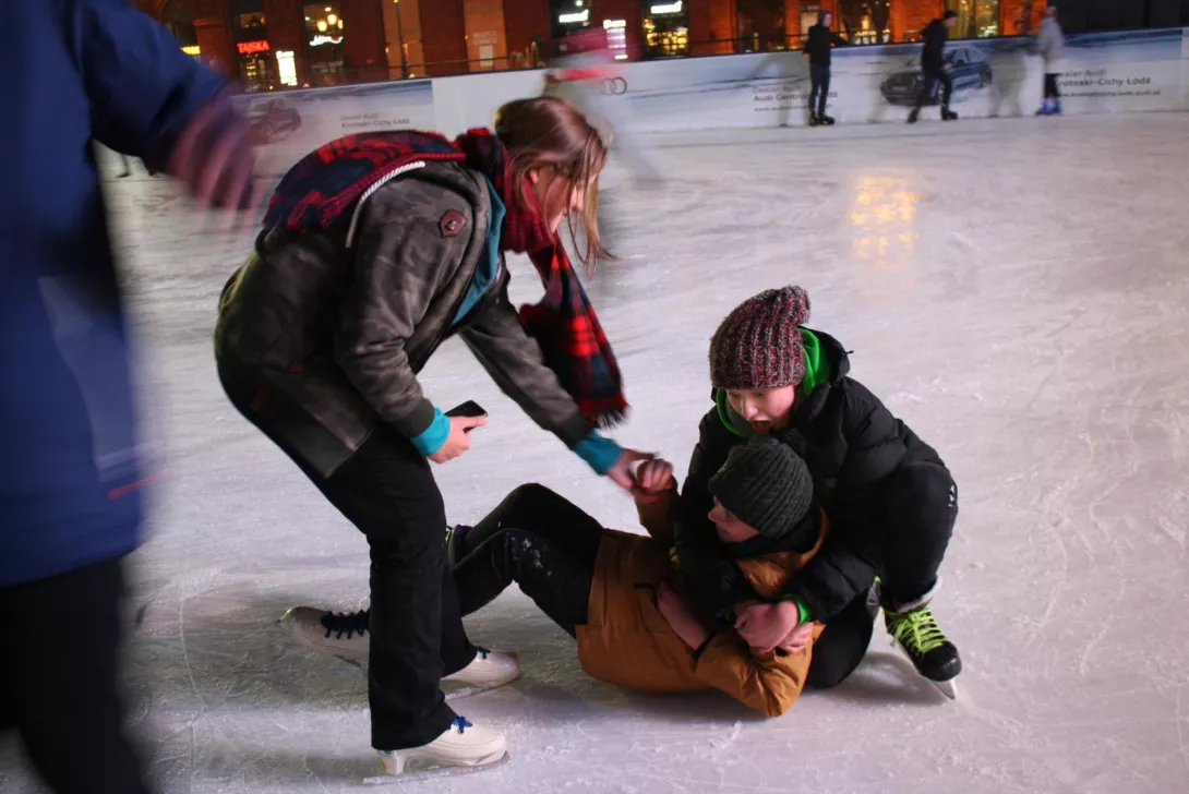 Lodowisko w Manufakturze