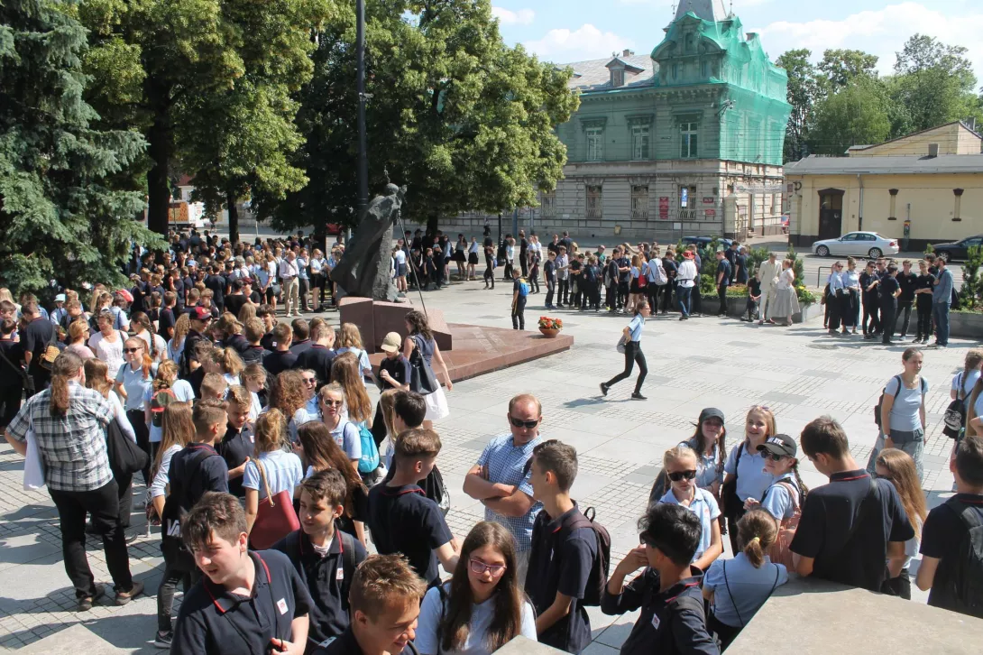 Pielgrzymka do katedry 2018-Zakończenie roku szkolnego 2017/2018 cz.1