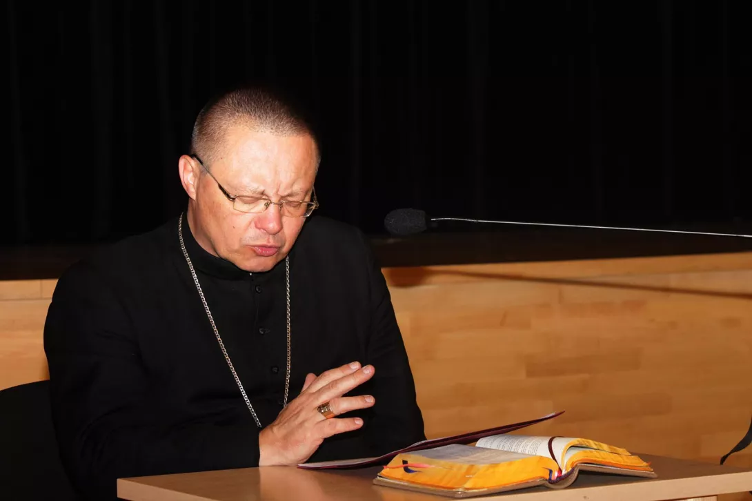 Dzień skupienia dla pracowników pod przewodnictwem Abpa Grzegorza Rysia.  