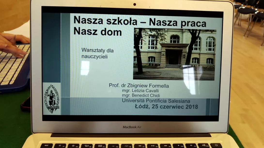 Szkolenie nauczycieli na zakończenie roku szkolnego 2017/18 poprowadzone przez Papieski Uniwersytet Salezjański