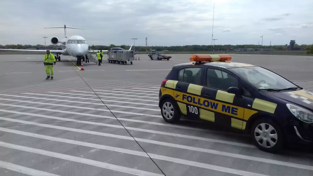 Z wizytą na łódzkim lotnisku