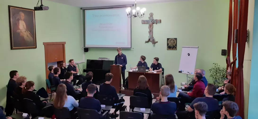 Pierwsze obrady II kadencji Salezjańskiego Sejmu Szkolnego (SSS) 2019/2020.