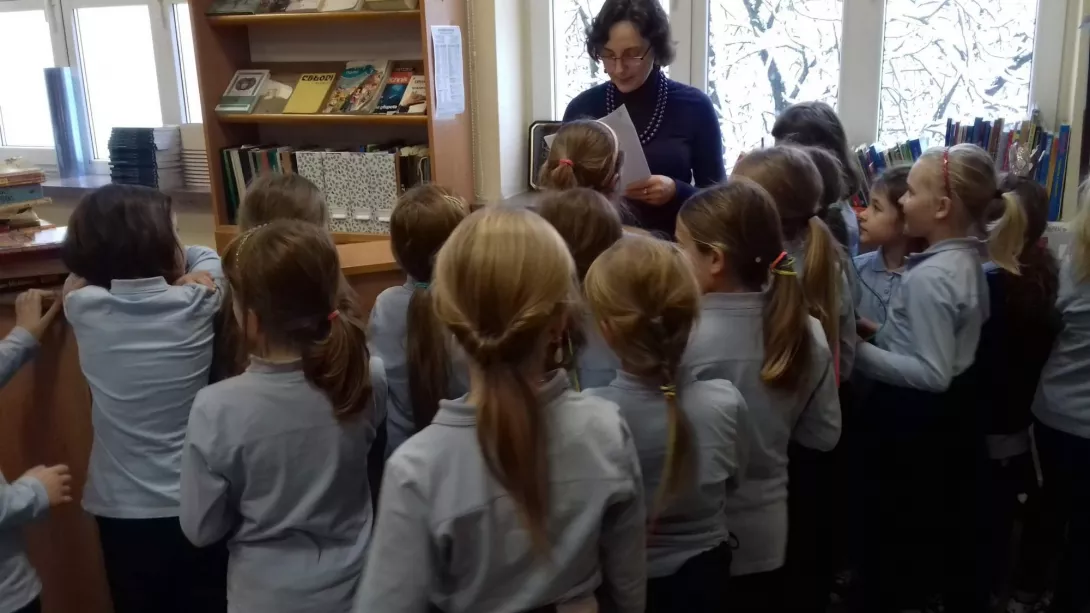 Lekcja biblioteczna dla najmłodszych