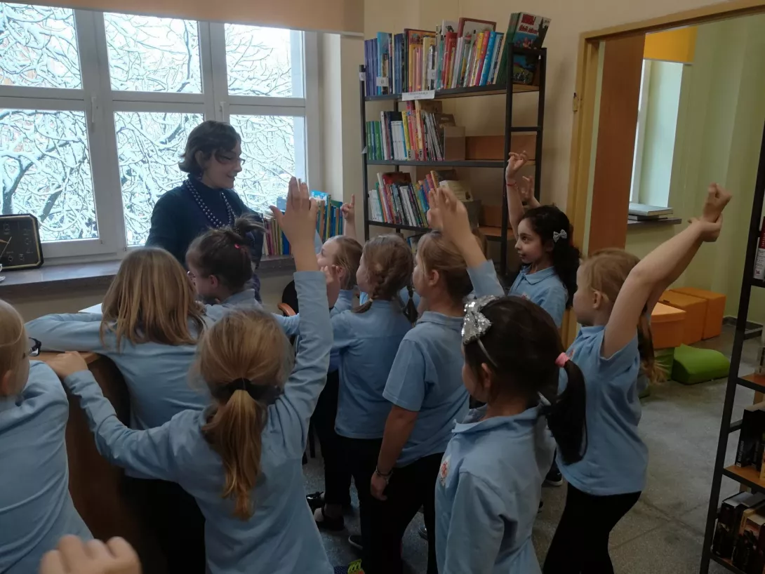 Lekcja biblioteczna dla najmłodszych