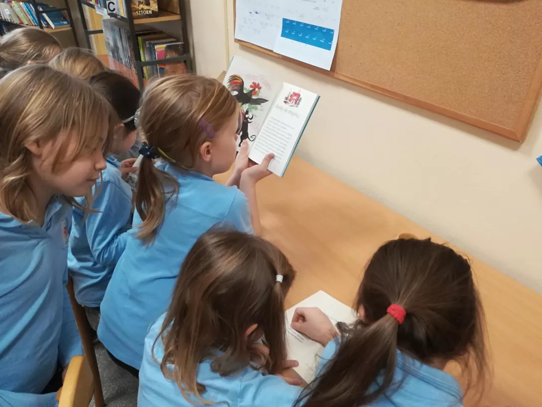 Lekcja biblioteczna dla najmłodszych