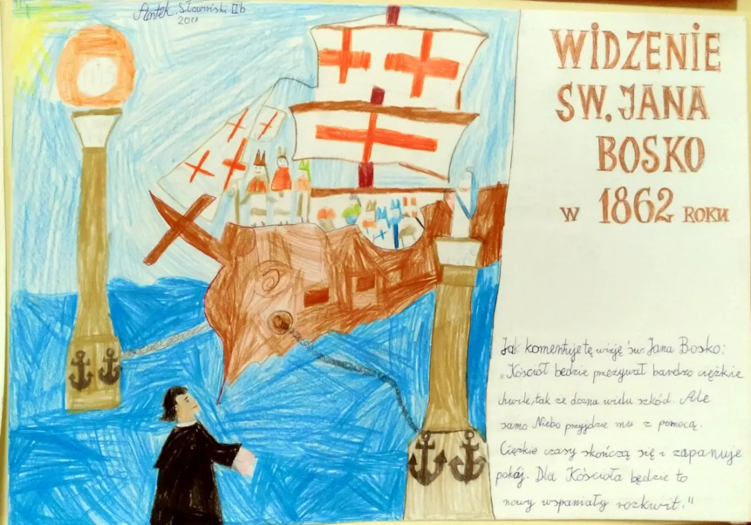 Ksiądz Bosko oczami dzieci - klasy 1-3 SSP