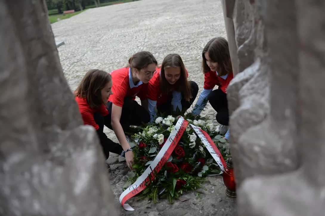 Wieniec Pamięci od uczestników Igrzysk Salezjańskich