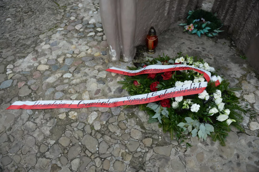 Wieniec Pamięci od uczestników Igrzysk Salezjańskich