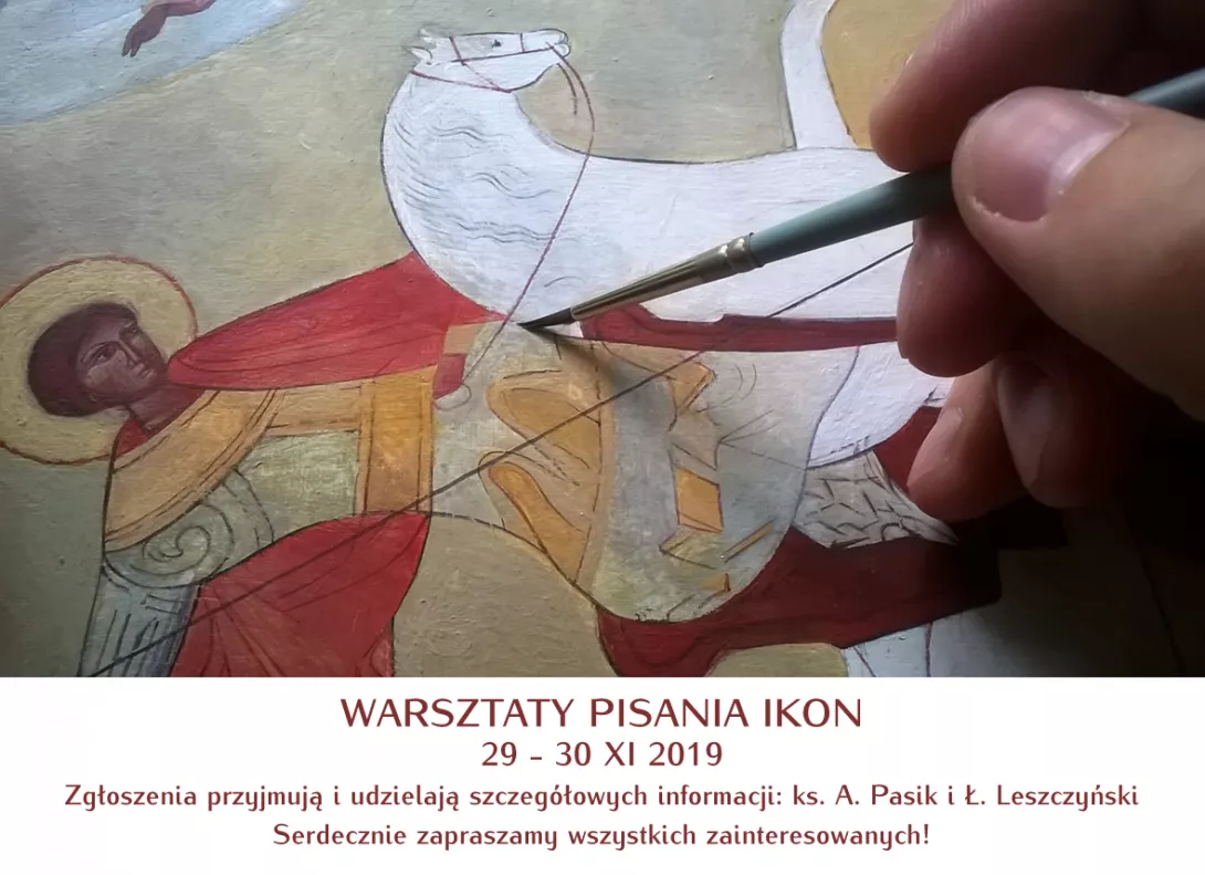 Warsztaty pisania ikon 2019.