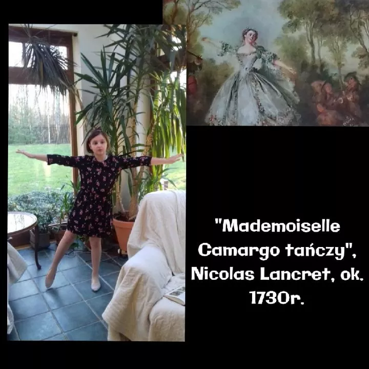 "Mademoiselle Camargo tańczy"