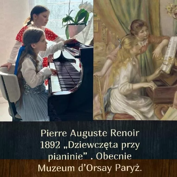 "Dziewczęta przy pianinie"