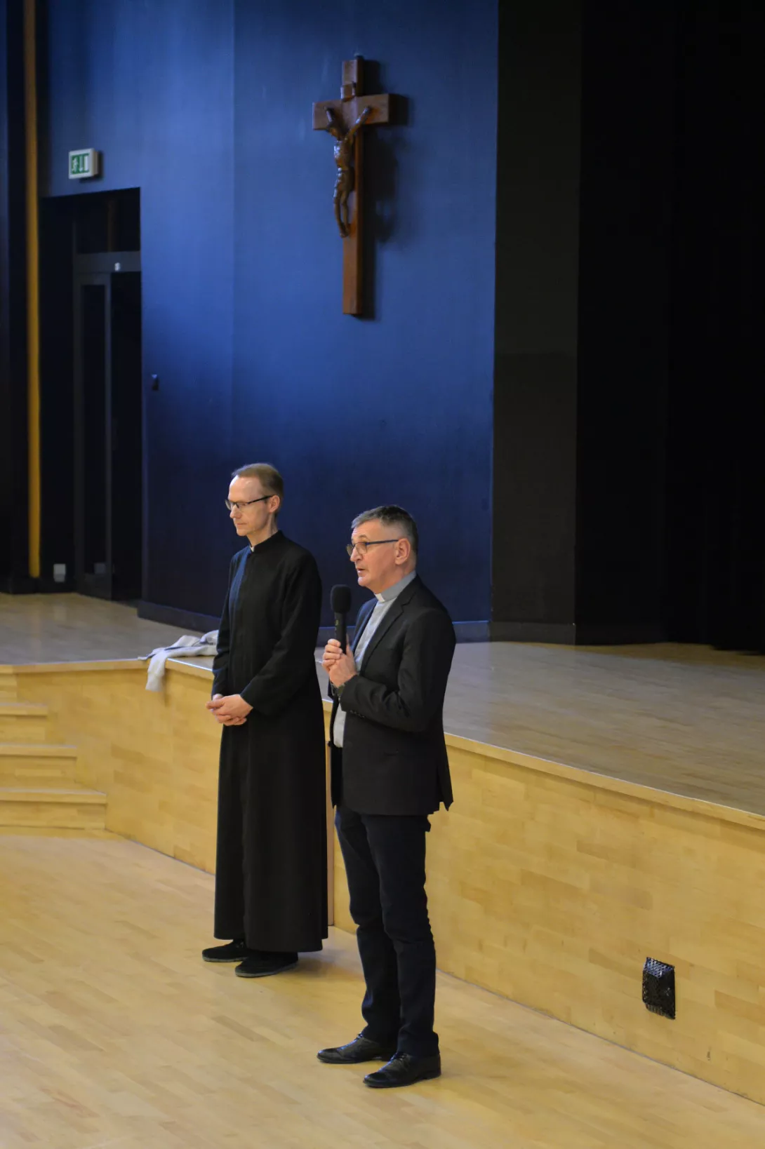 Ks. Inspektor Tadeusz Jarecki na Słówku SLO 10.01.2020 (fot. Piotr Drzewiecki).