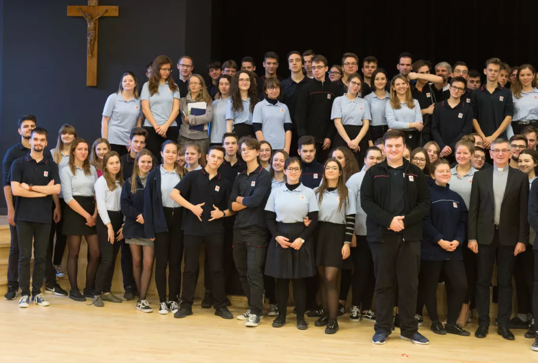 Ks. Inspektor Tadeusz Jarecki na Słówku SLO 10.01.2020 (fot. Piotr Drzewiecki).