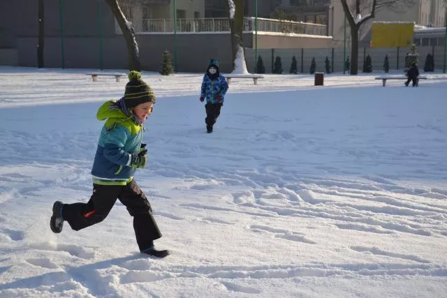Zima w szkole