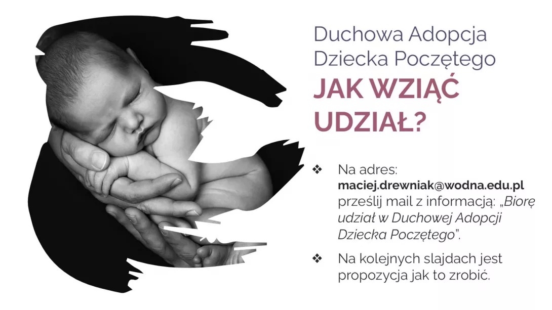 Duchowa Adopcja Dziecka Poczętego 2020 - prezentacja.