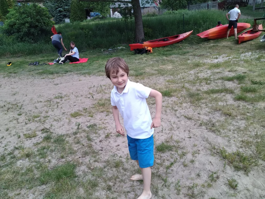 Męski spływ kajakowy Pilicą
