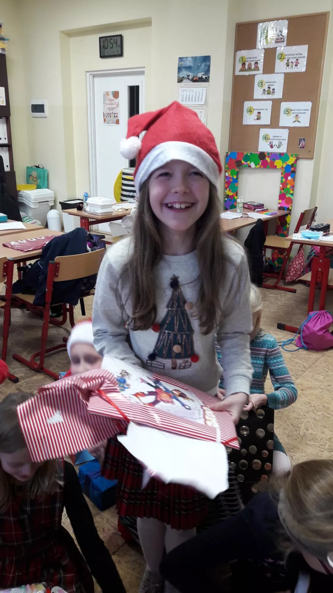 Uśmiech od ucha do ucha- i czegóż więcej chcieć? tylko obdarowywać innych!