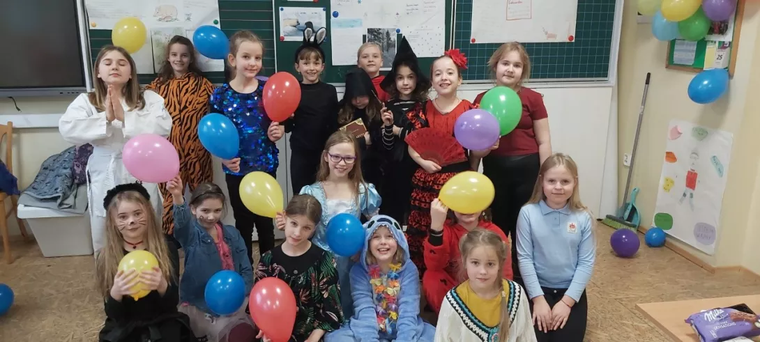 bal karnawałowy w kl.3a