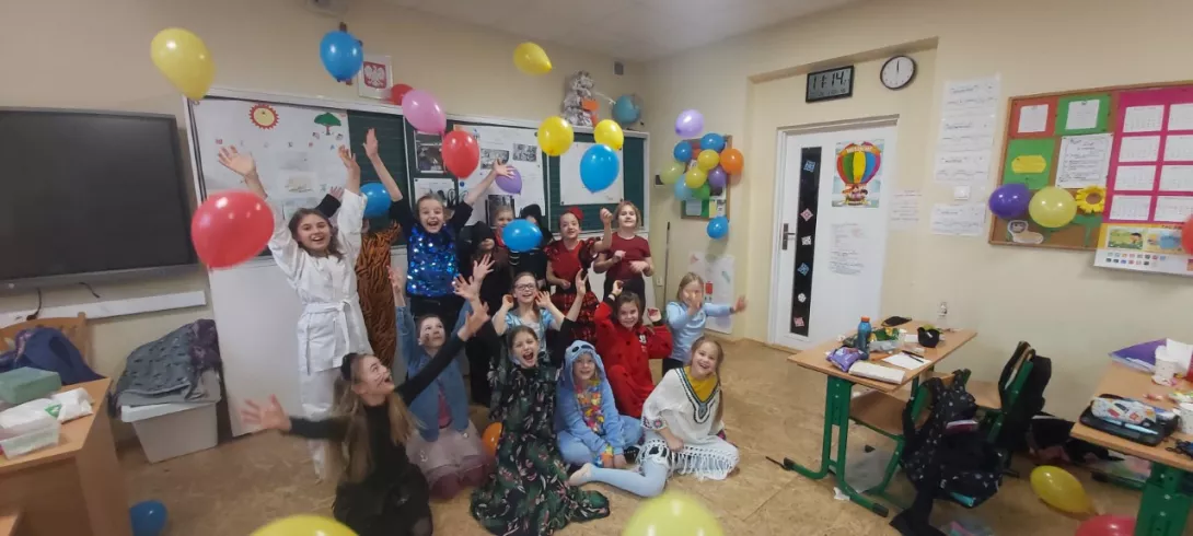 bal karnawałowy w kl.3a