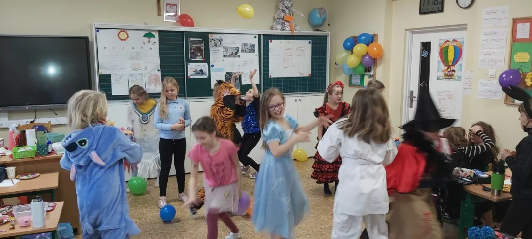 bal karnawałowy w kl.3a