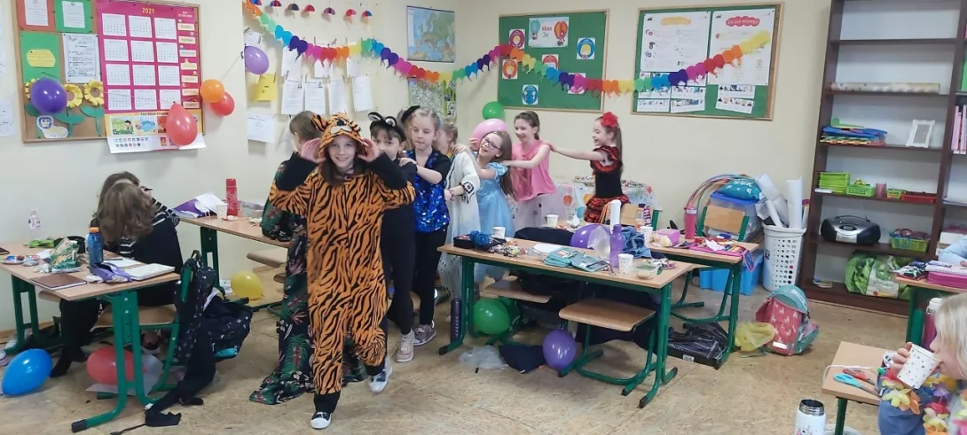 bal karnawałowy w kl.3a