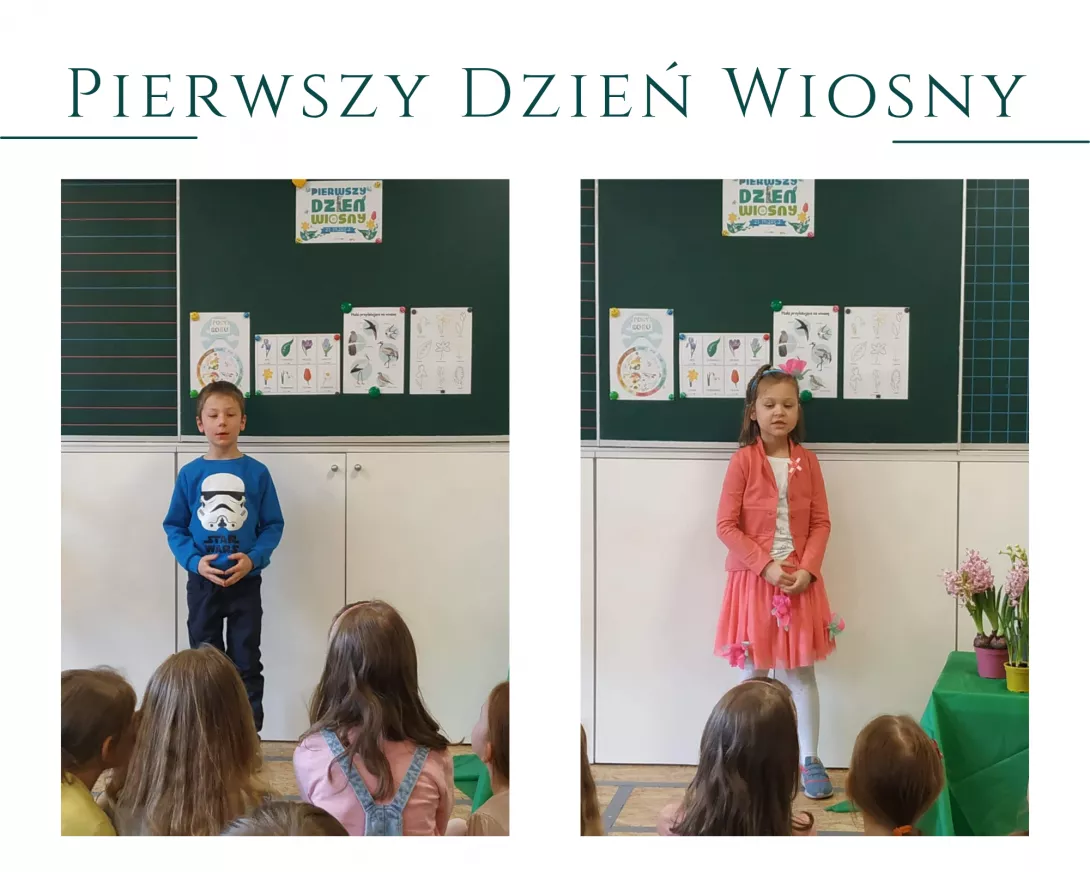 Wiosna w wierszykach 1a i 1b 