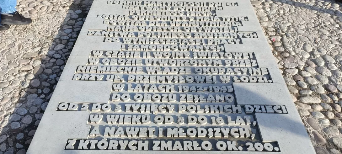 Tablica z opisem oraz historią miejsca