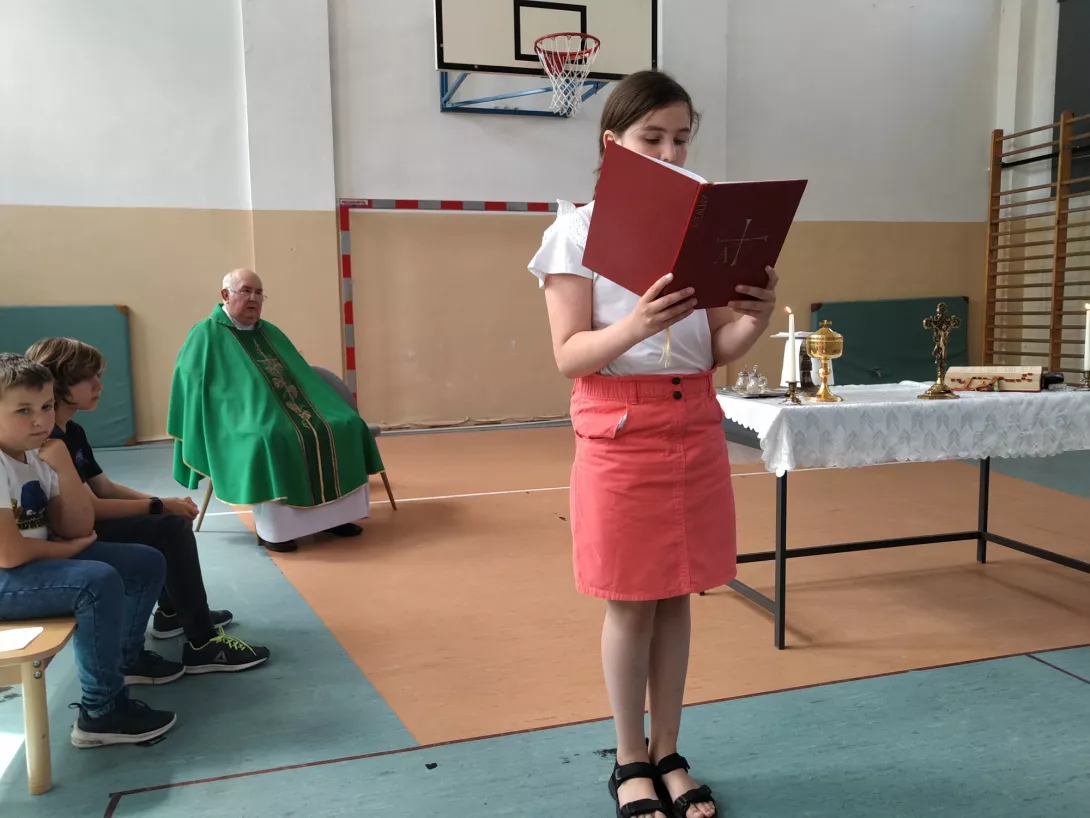 Msza Św. w Darzlubiu
