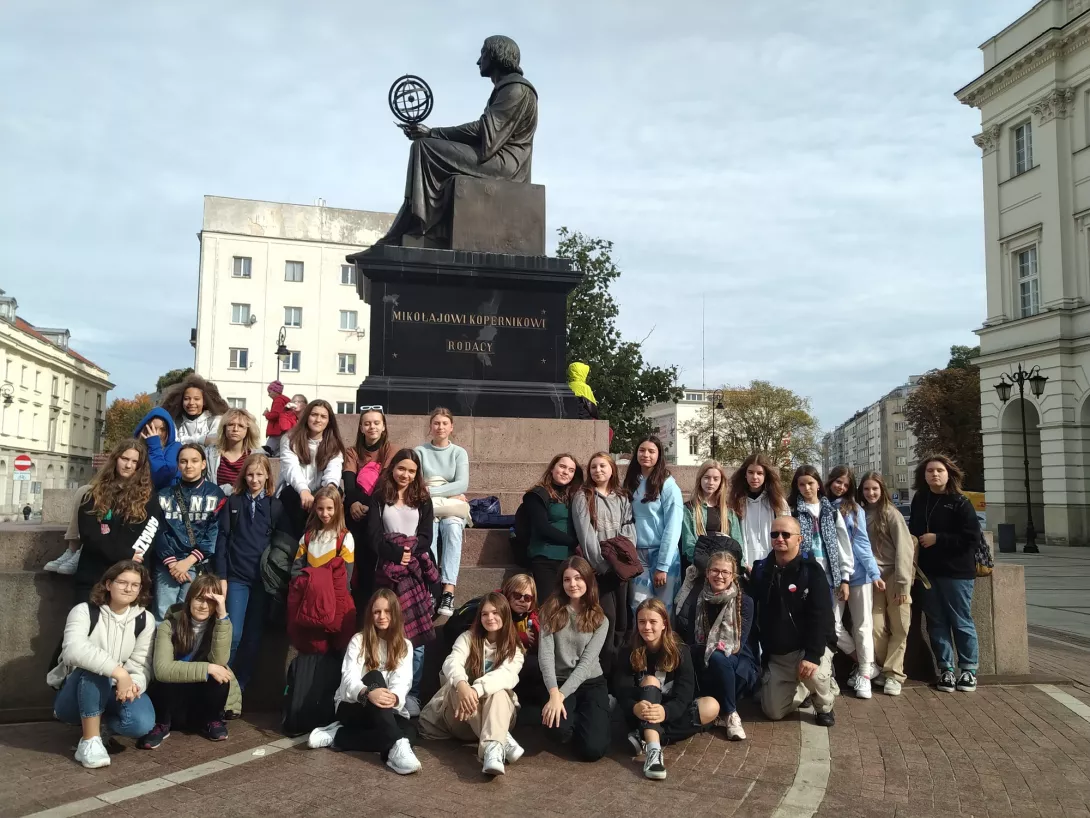 Warszawa, pomnik Mikołaja Kopernika
