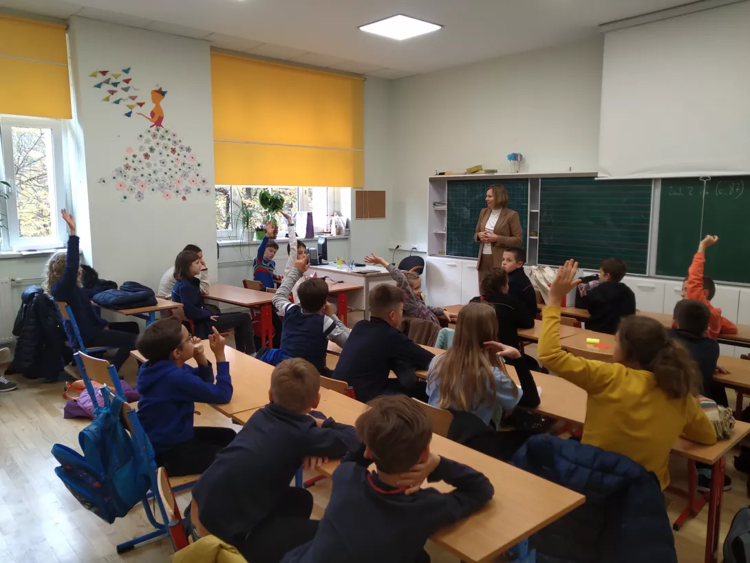 Wizyta pani Justyny Kralisz, dyrektora OPREGu