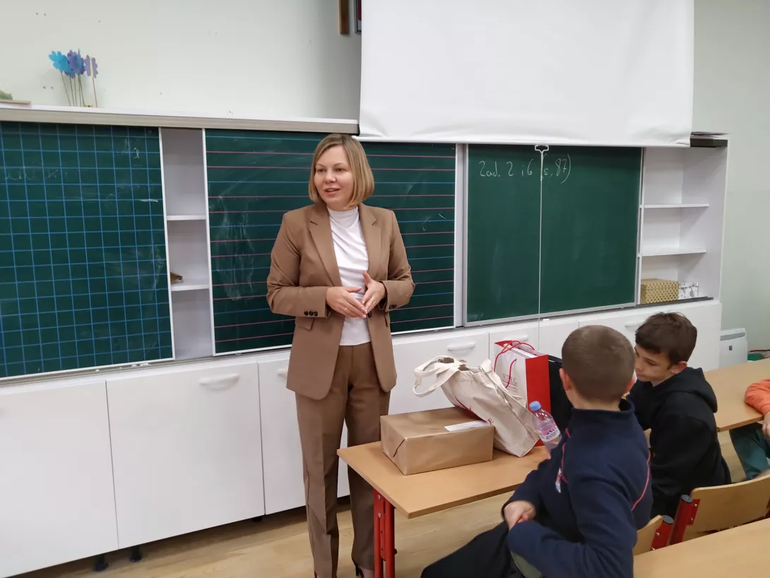 Wizyta pani Justyny Kralisz, dyrektora OPREGu