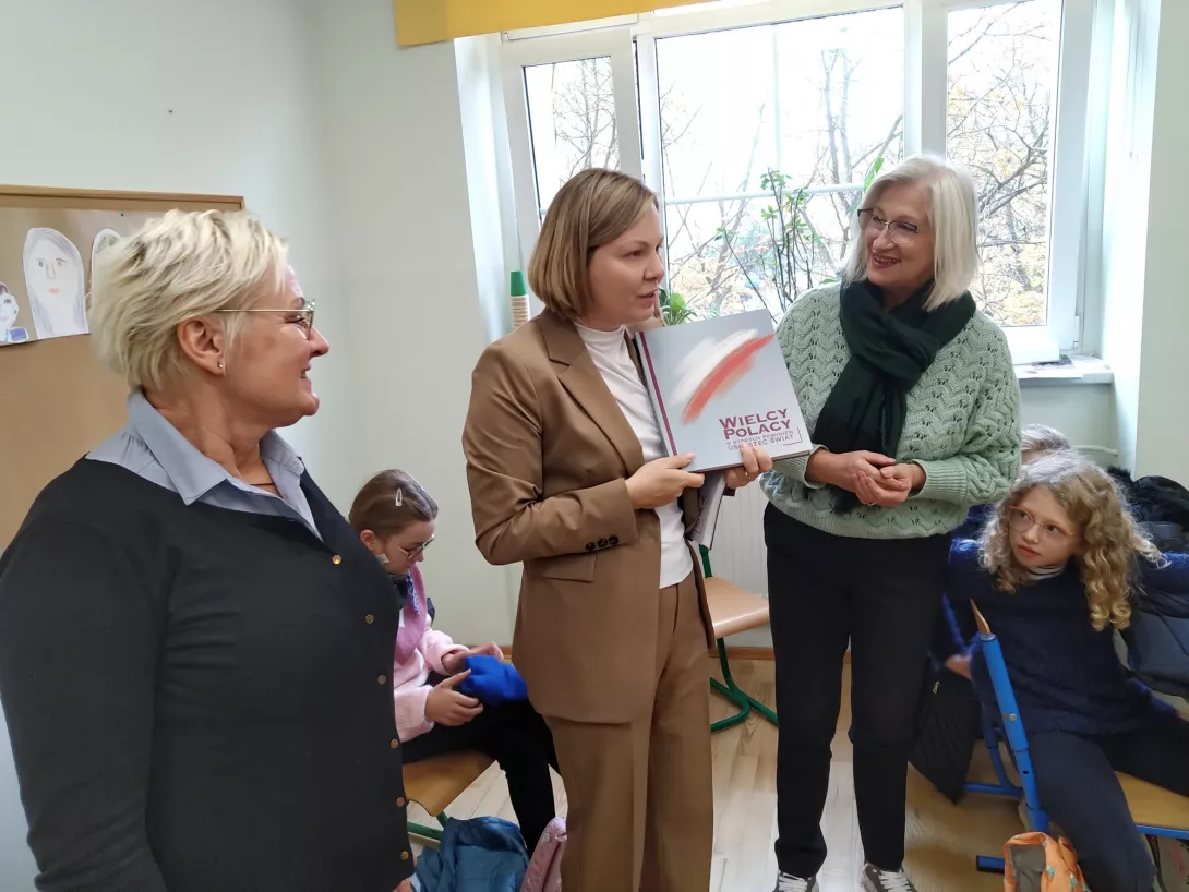 Wizyta pani Justyny Kralisz, dyrektora OPREGu