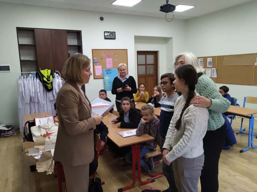 Spotkanie z panią Justyną Kralisz