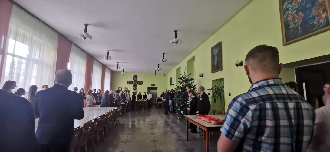 Skupienie przedświąteczne pracowników szkoły
