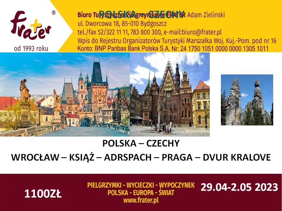 Praga w maju 2023