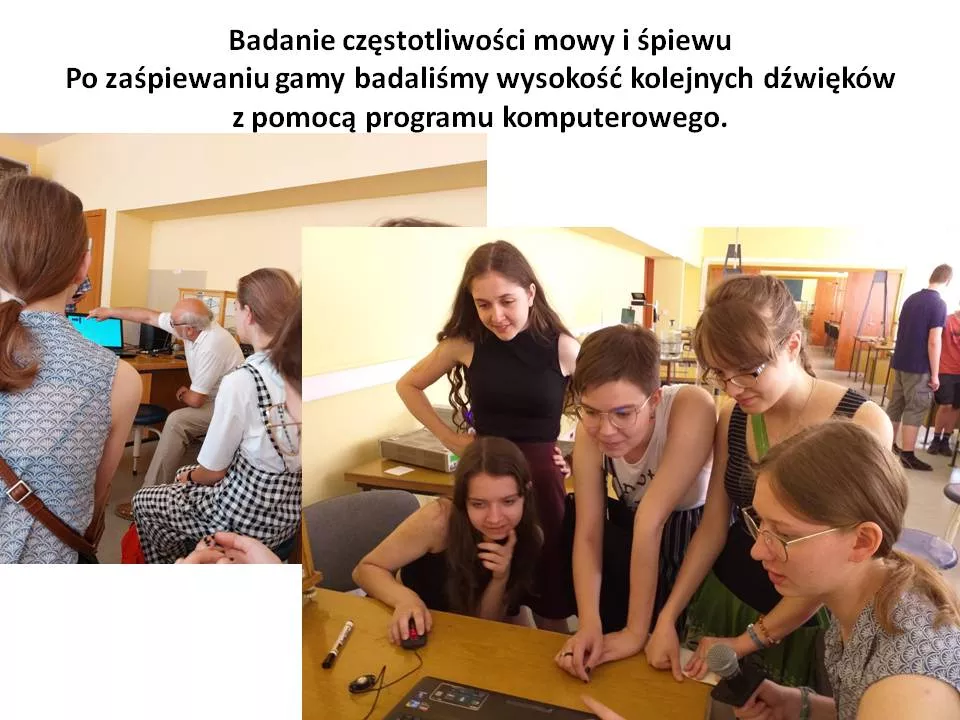 pomiar częstotliwości mowy i śpiewu