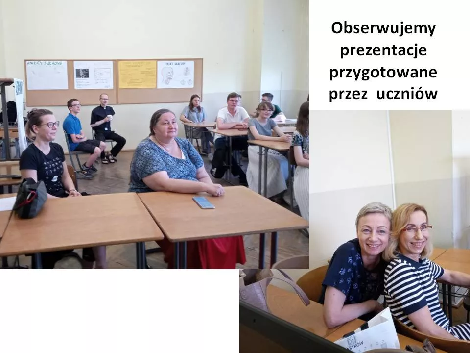 goście słuchają prezentacji