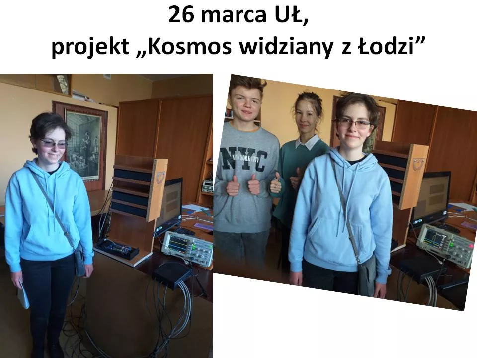 26 marca 2022, projekt "Kosmos widziany z Łodzi"