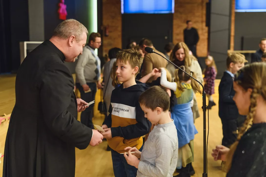 Spotkanie opłatkowe klas wczesnoszkolnych 