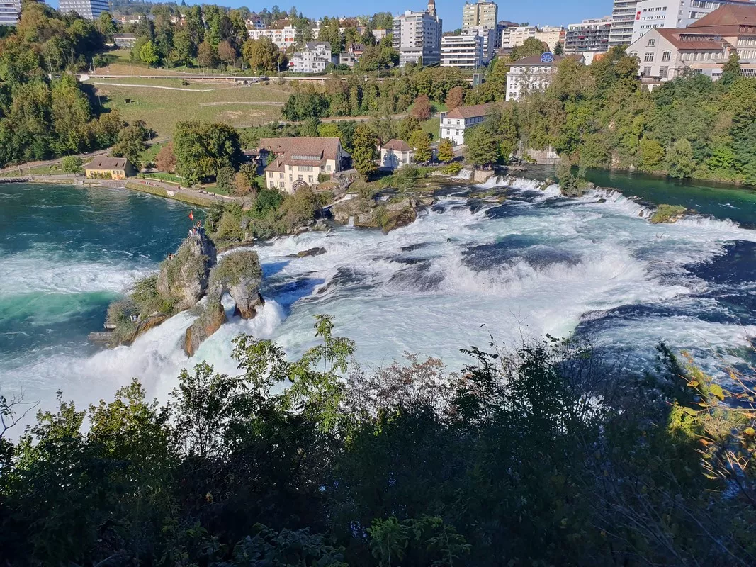 Rheinfall - największy wodospad w Europie, Szwajcaria