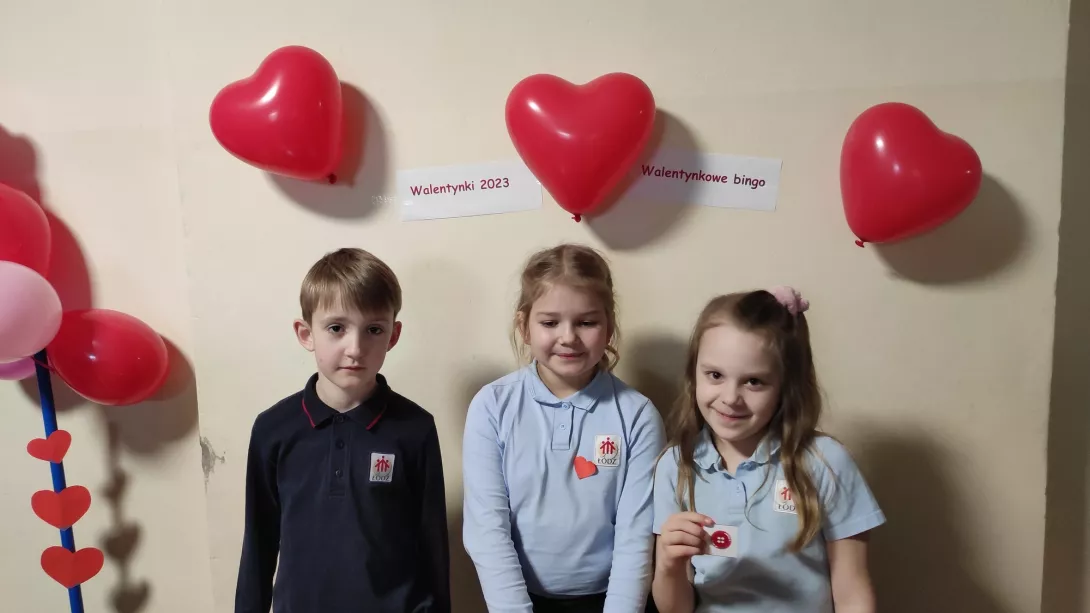 Walentynki klas 1-3