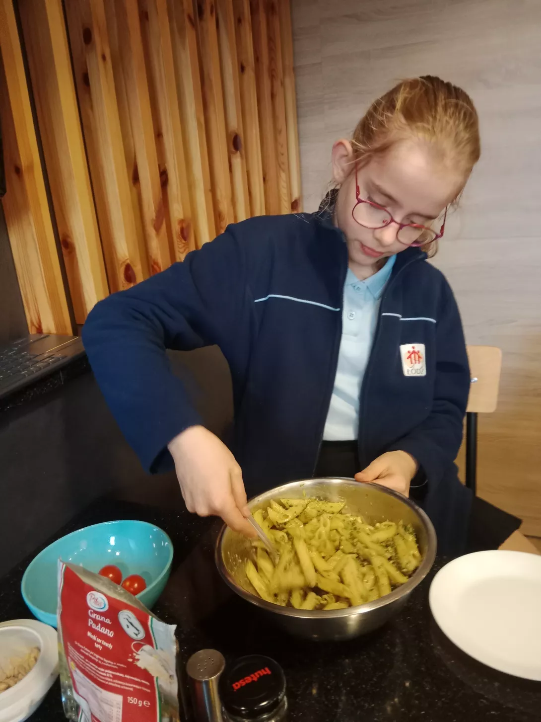 Pesto z makaronem 